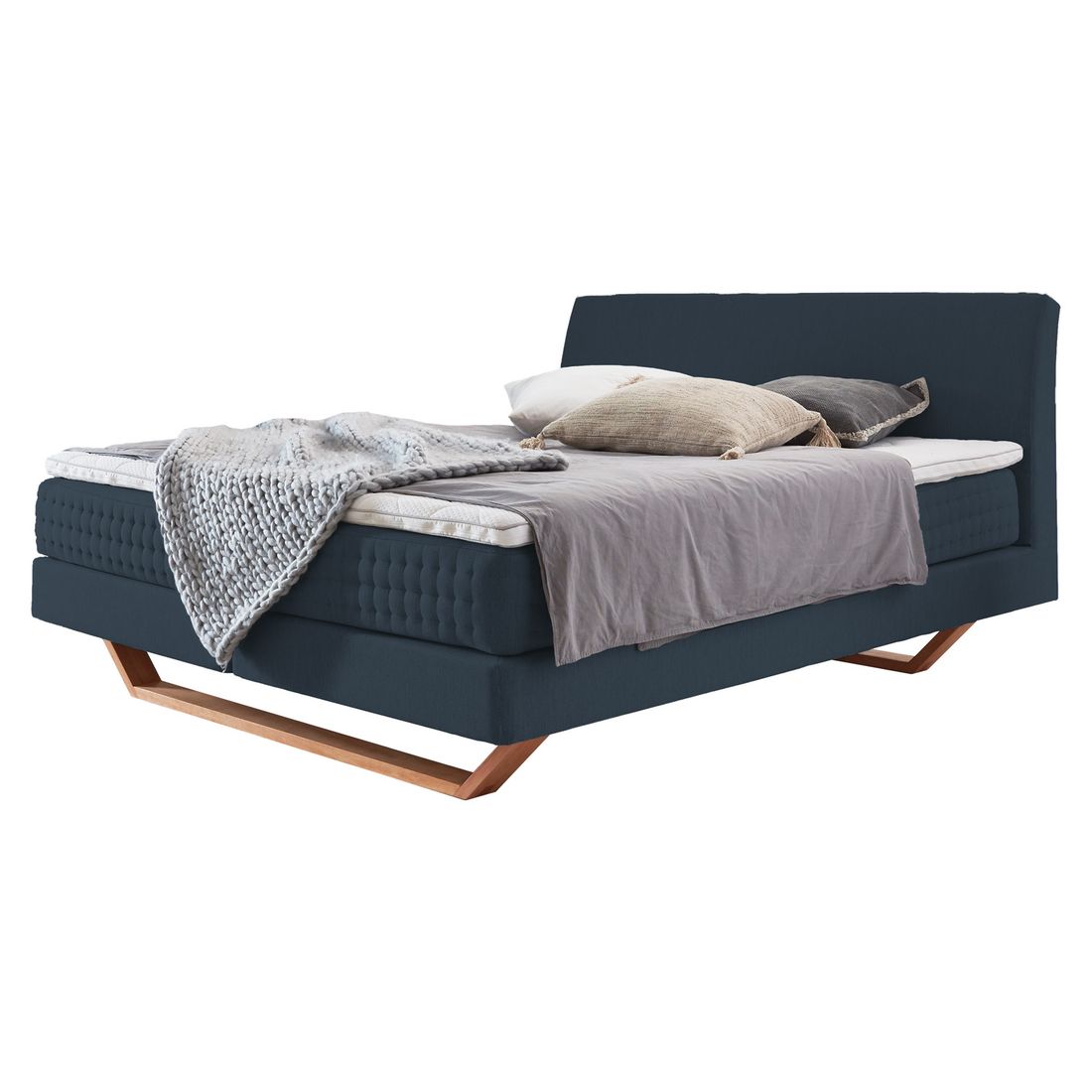 Boxspringbett Clarice Webstoff