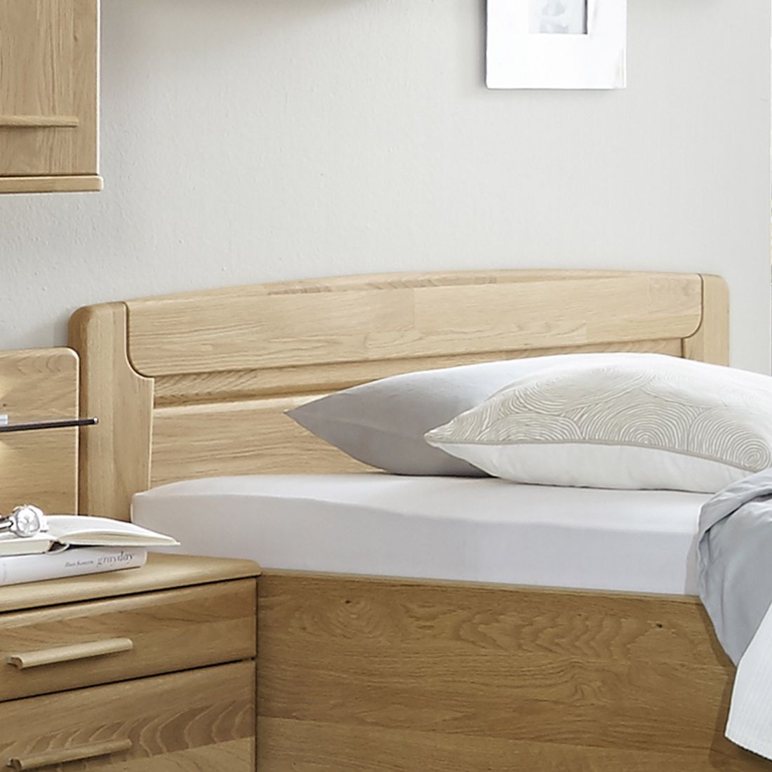 Seniorenbett Agaro Komfort Eiche teilmassiv