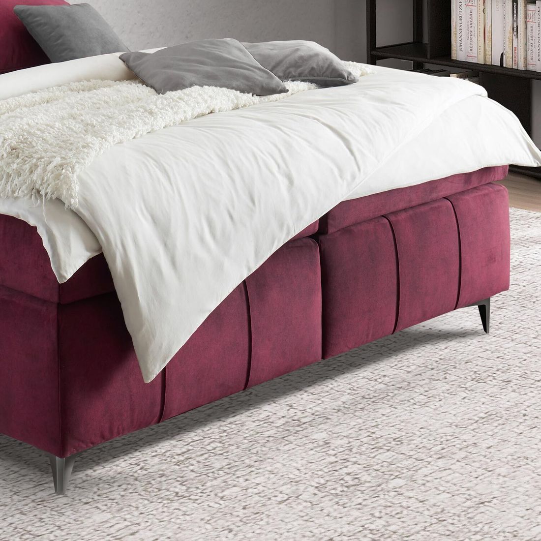 Boxspringbett Bethany Microvelours