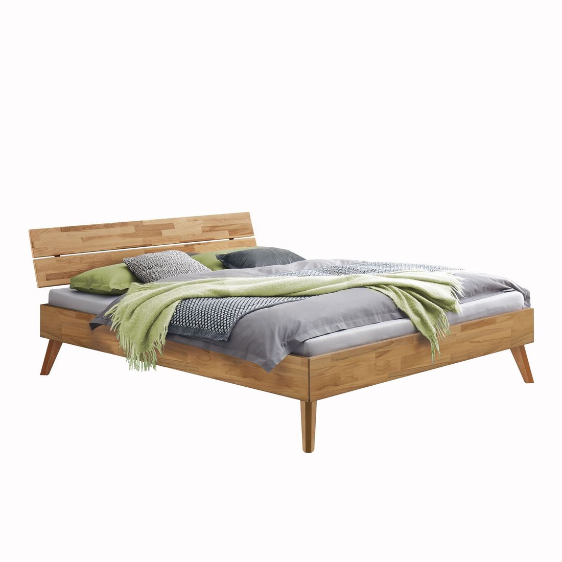 Bett Pikosa Kernbuche Massivholz