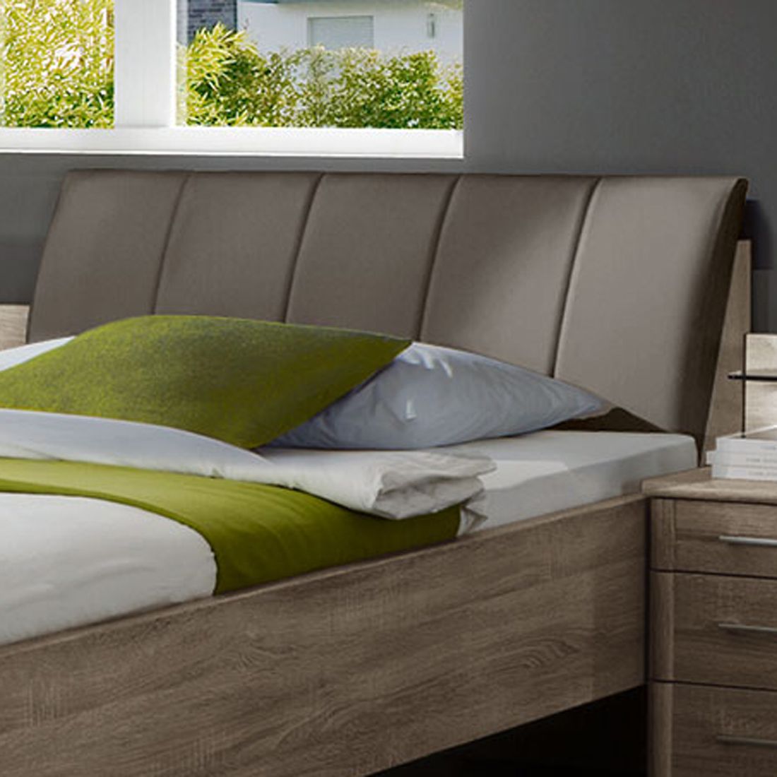 Bett Runcorn Komfort Eiche Dekor