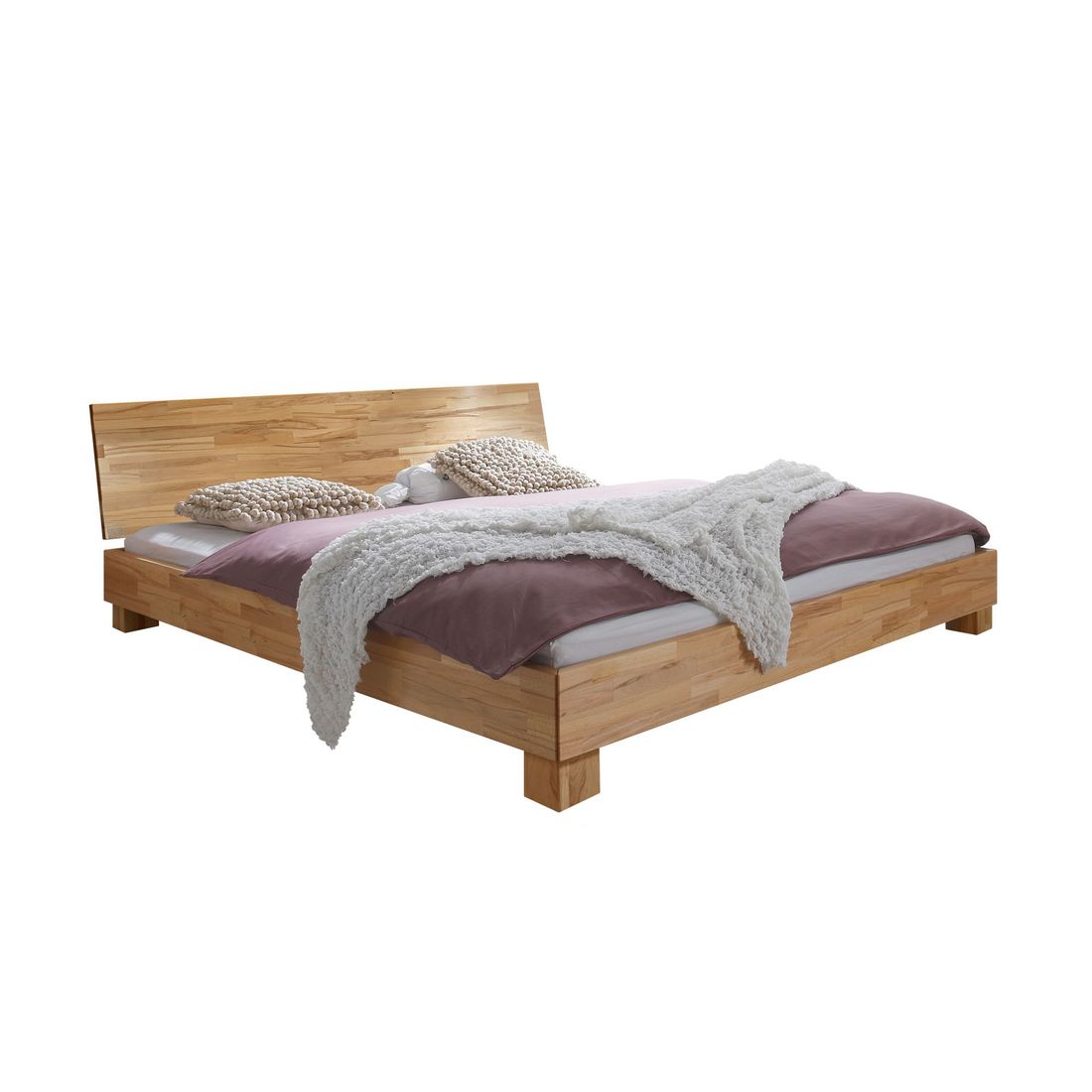 Bett Lesina Buche Massivholz
