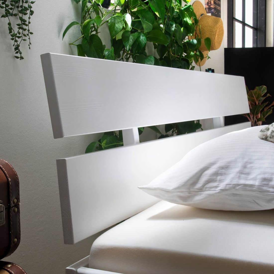 Bett Ottena Komfort Fichte Massivholz mit Schubkasten