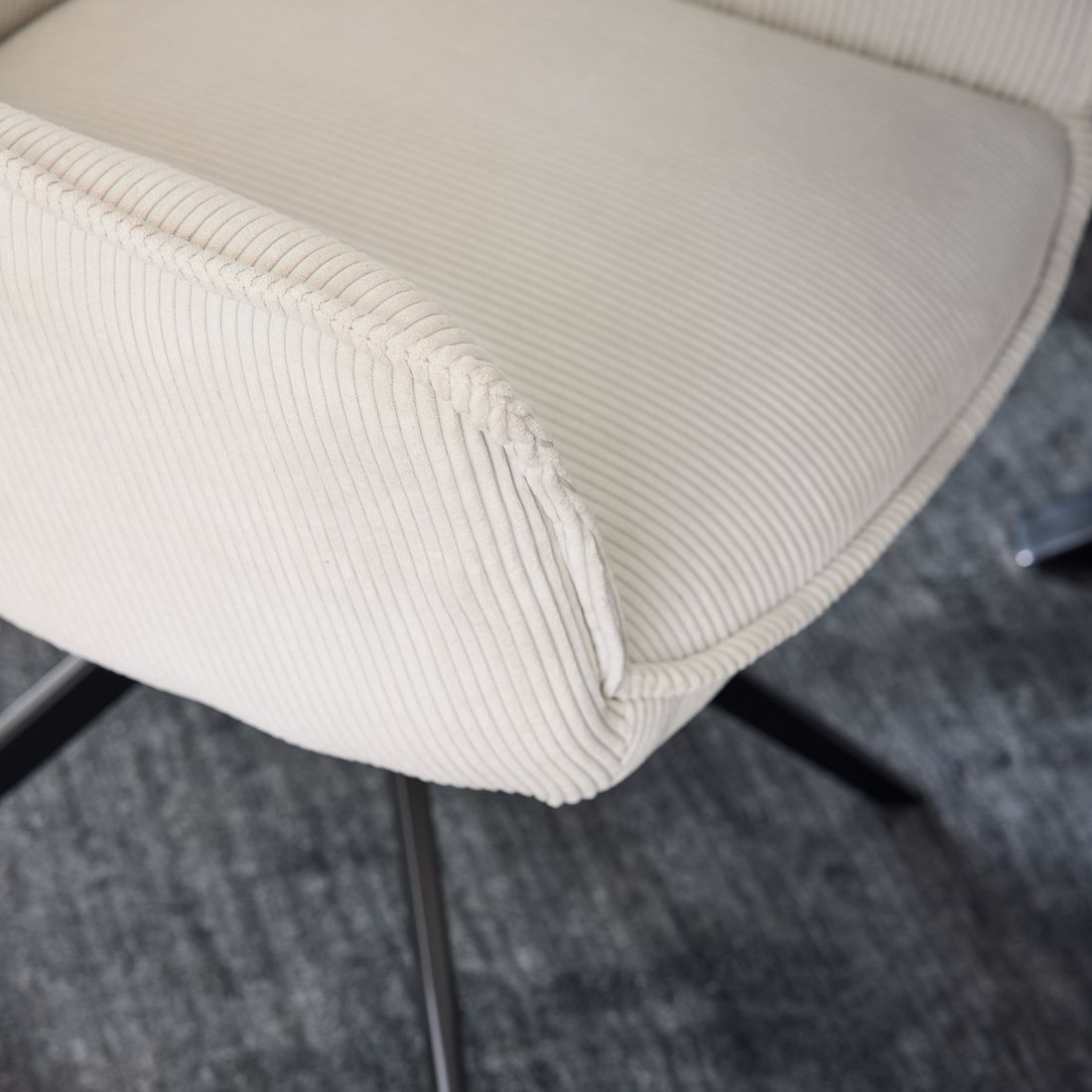 Musterring Essgruppe Tiama 7-tlg. Tisch 180x100cm Cord/Charakter-Eiche
