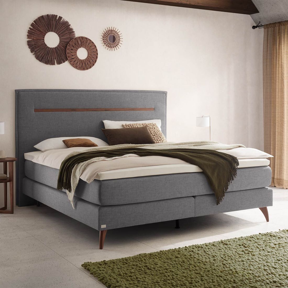 Boxspringbett Lorent Webstoff