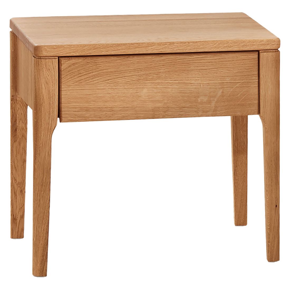 HOMELIV. Nachttisch Elva Wildeiche Massivholz H 43 cm