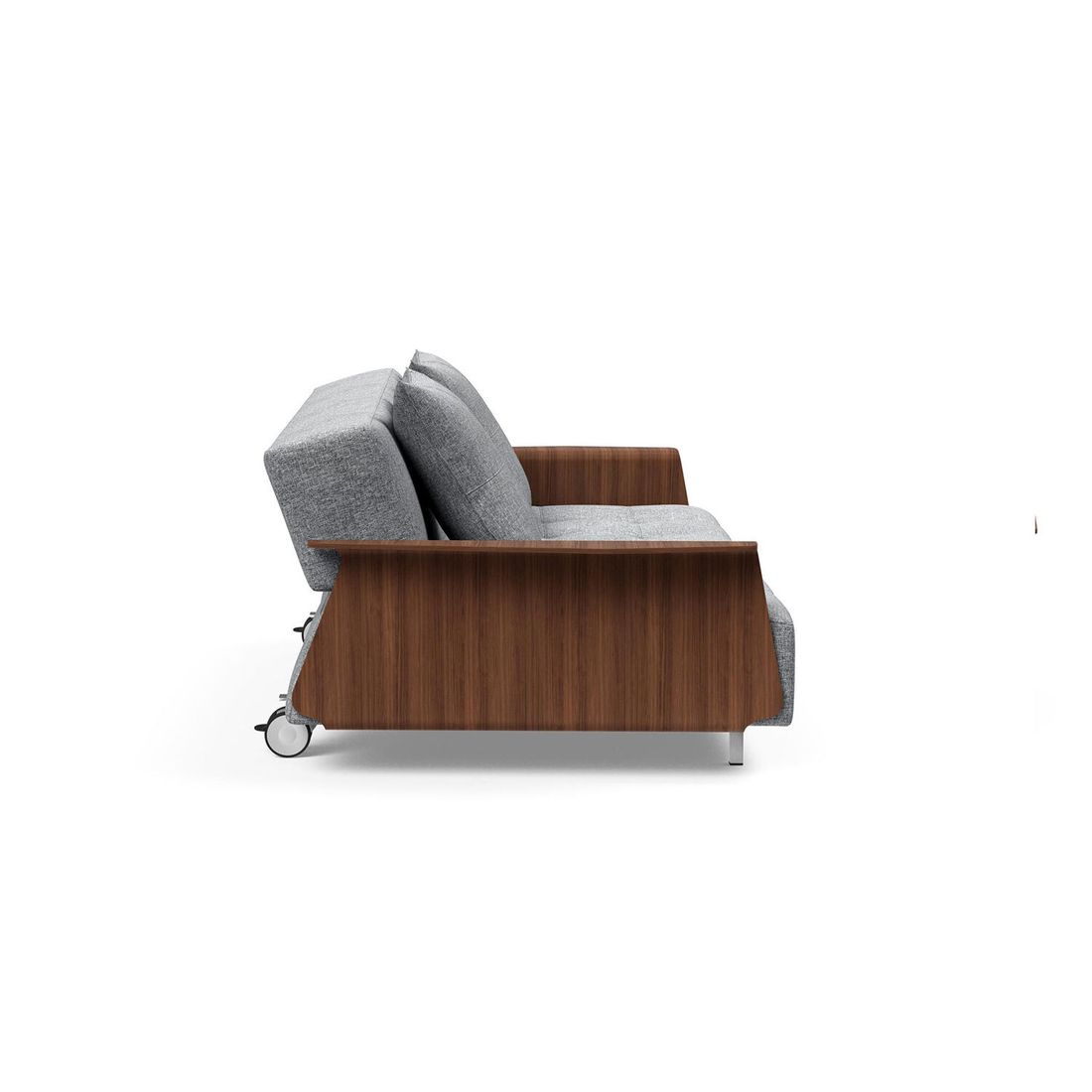 Schlafsofa Thando Webstoff mit Armlehnen 245x114x79 cm