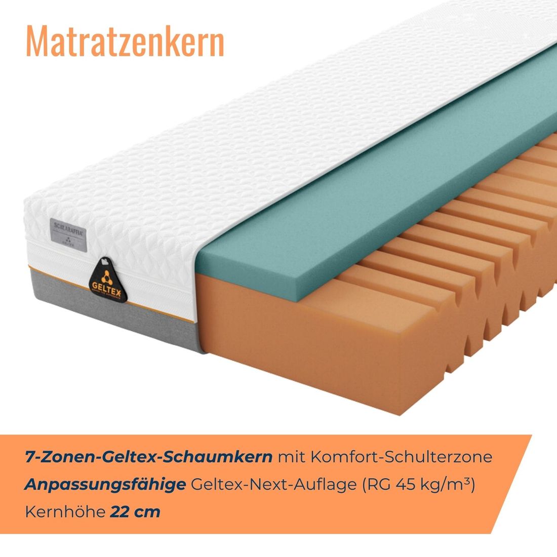 SCHLARAFFIA Gelschaum-Matratze GELTEX Solaris Next ZX