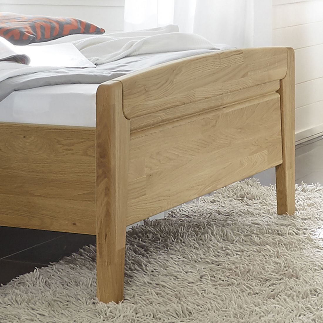 Seniorenbett Agaro Komfort Eiche teilmassiv