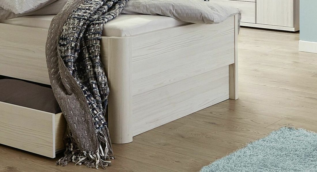Seniorenbett Usingen Komfort Lärche Dekor mit Schubkasten
