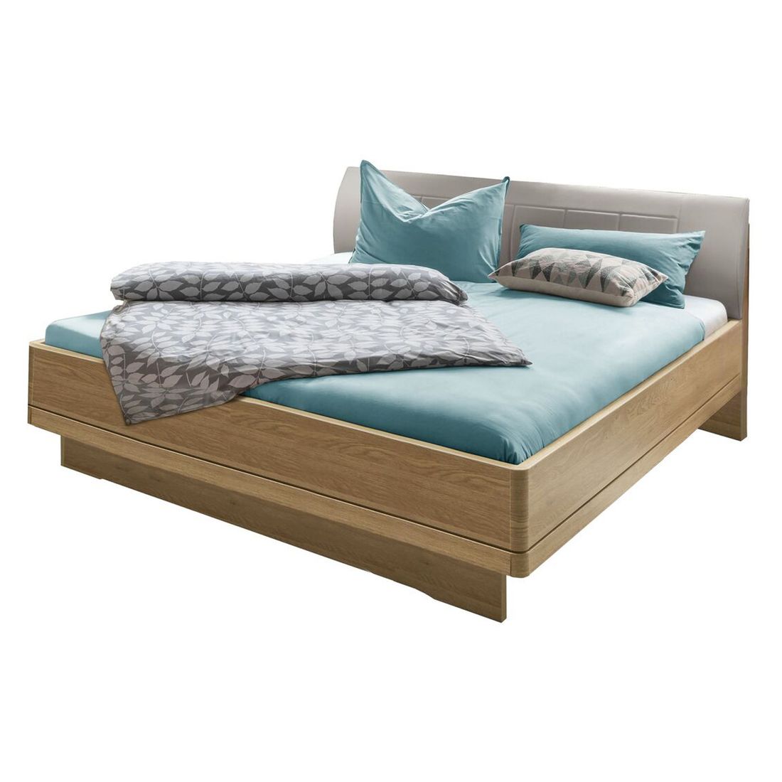 Doppelbett Ayla Komfort Eiche Dekor