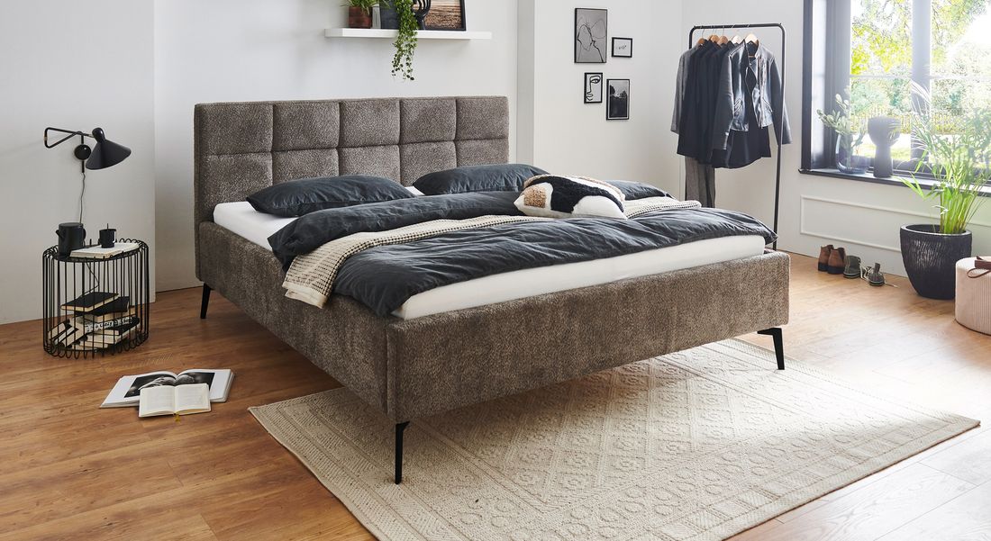 Polsterbett Bennet Komfort Microteddy