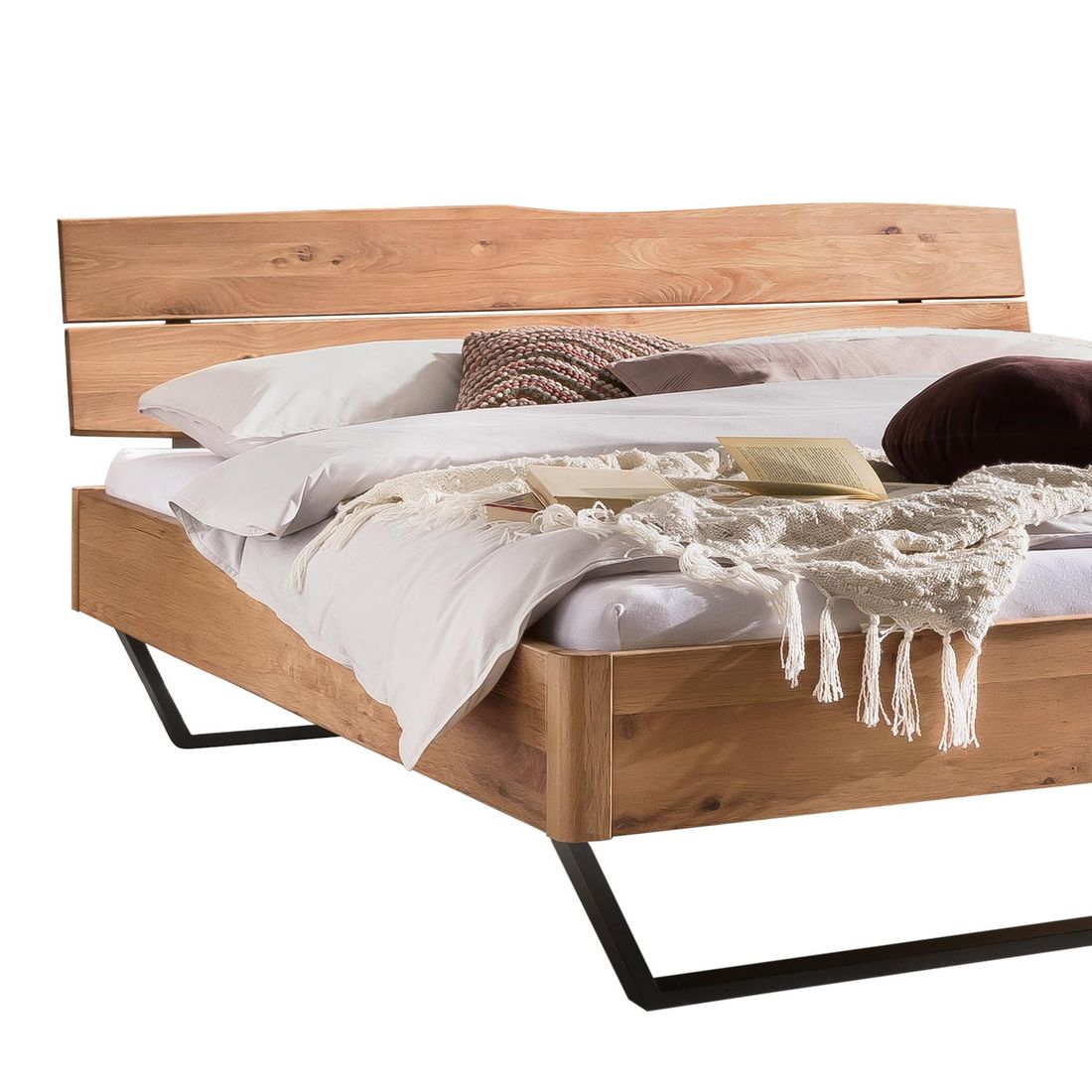 Bett Trogon Wildeiche Massivholz