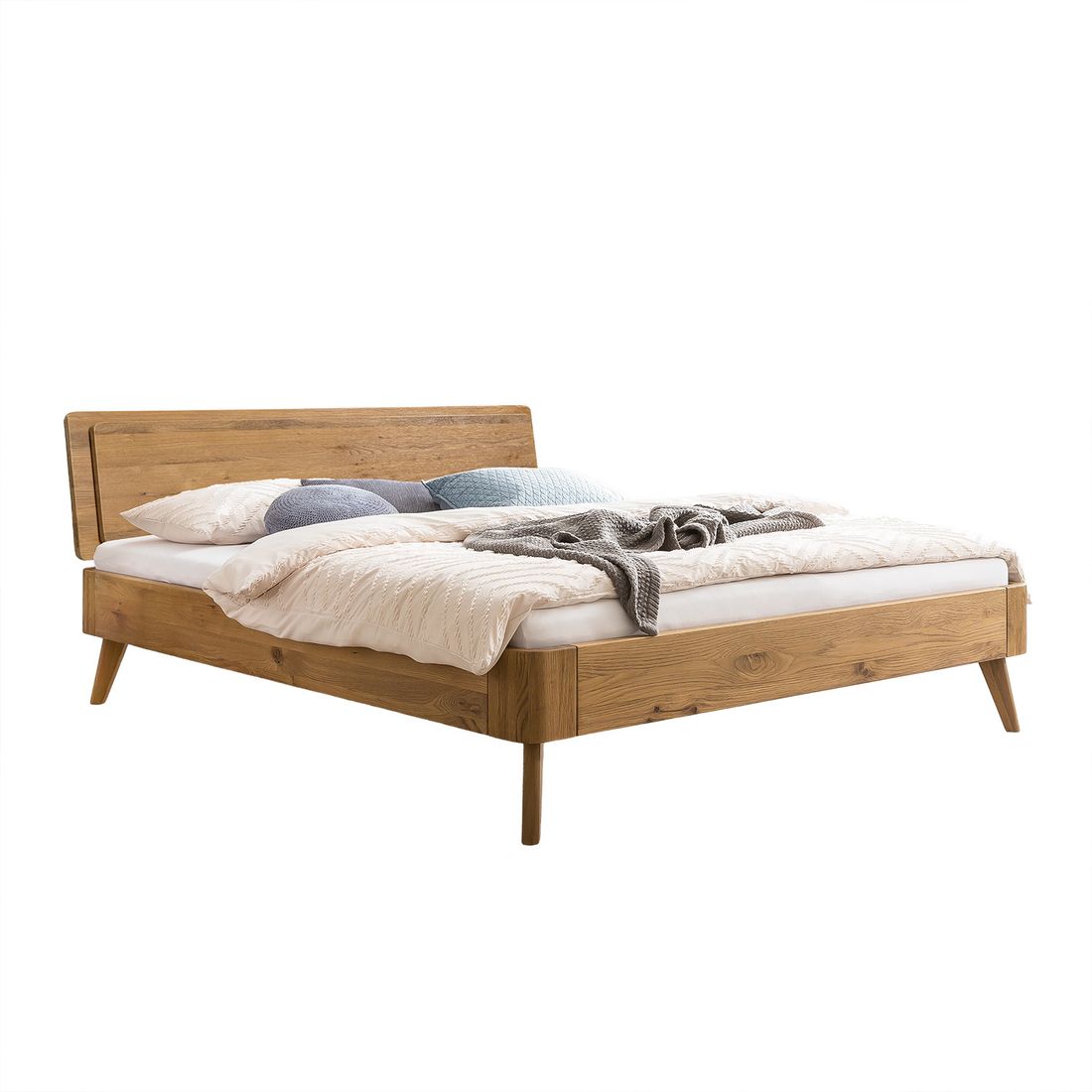 Bett Dosima Wildeiche Massivholz