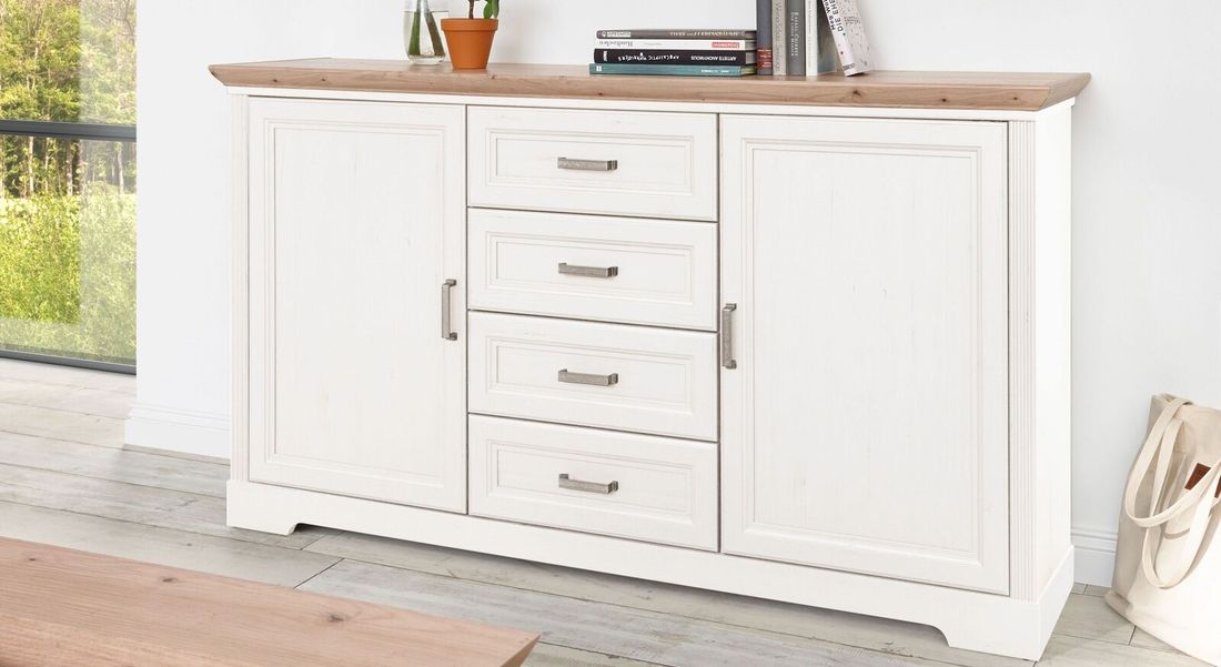 Sideboard Vacaria Pinie Dekor mit Schubladen