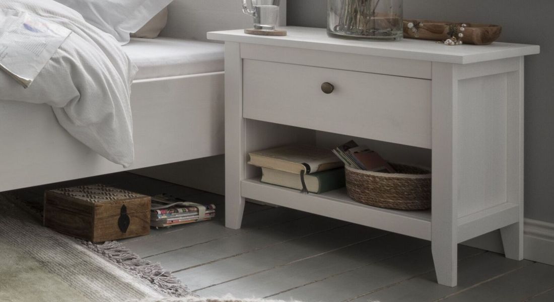 Nachttisch Wanja Kiefer Massivholz H 51 cm