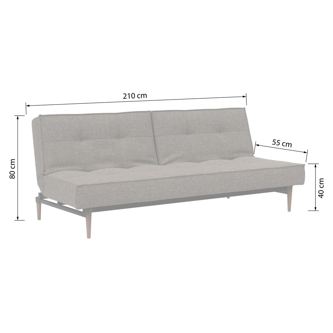 Schlafsofa Zelie Webstoff