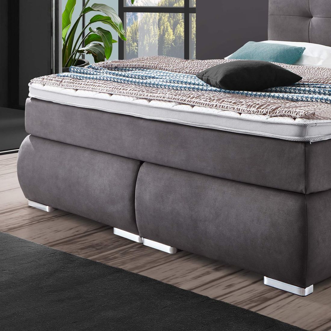 Boxspringbett Revelin Kunstleder