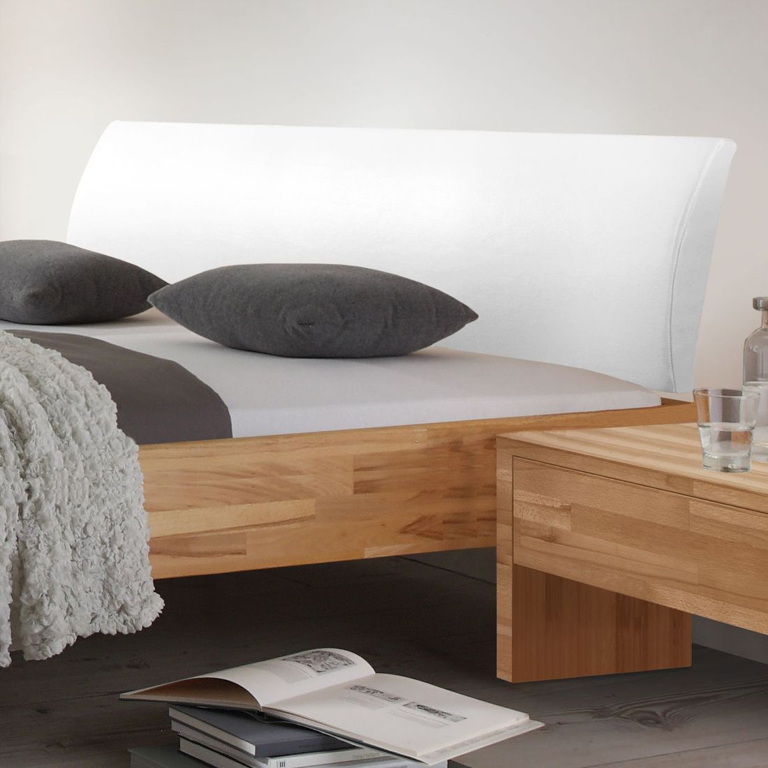 Bett Raijka Kernbuche Massivholz