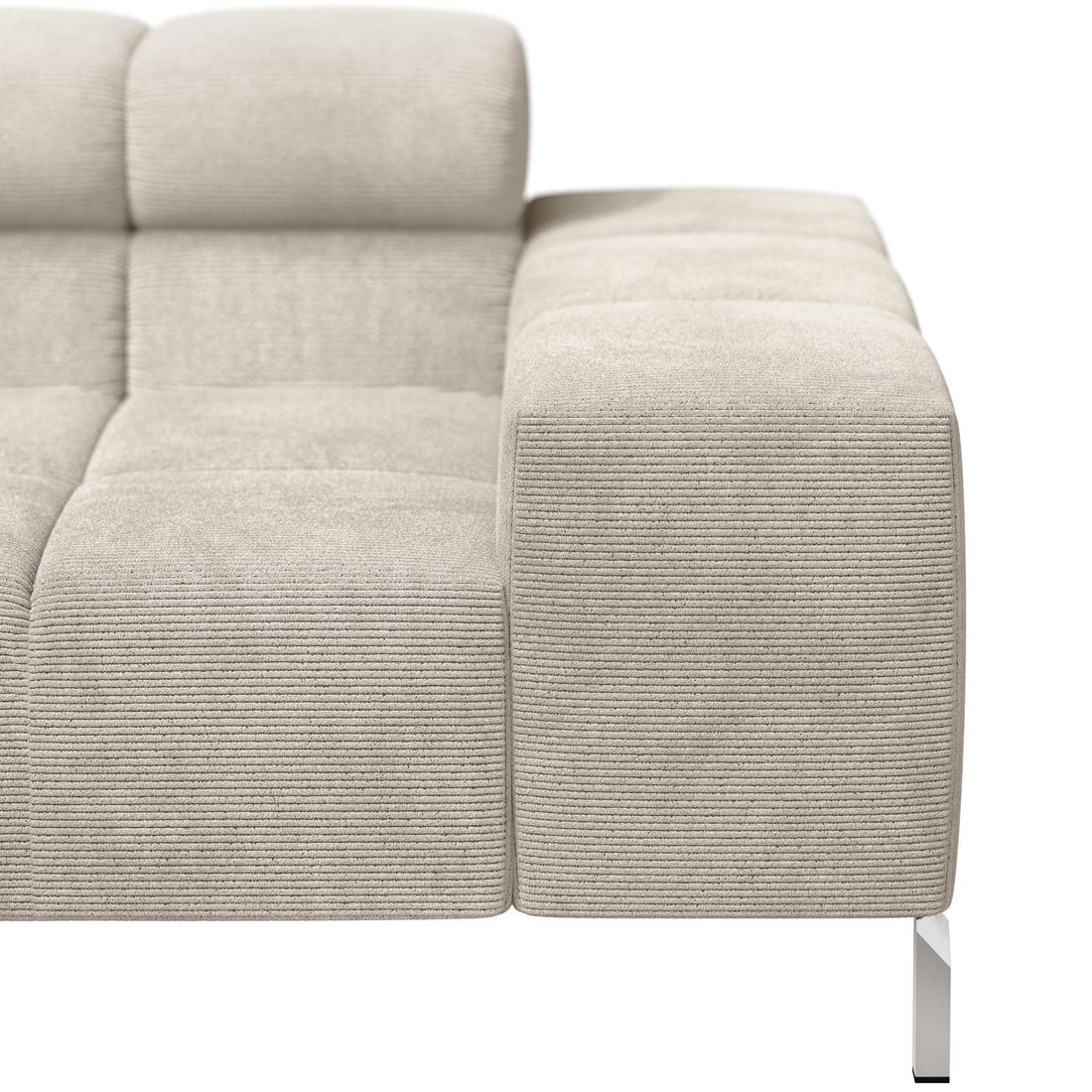 HOMELIV. Ecksofa Cambridge 321x216x85cm Feincord