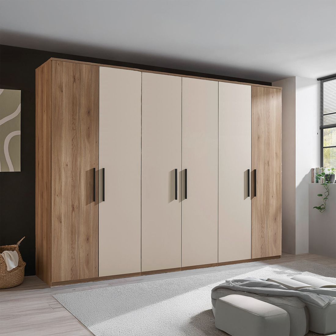 Drehtüren-Kleiderschrank Randers H 227,7cm