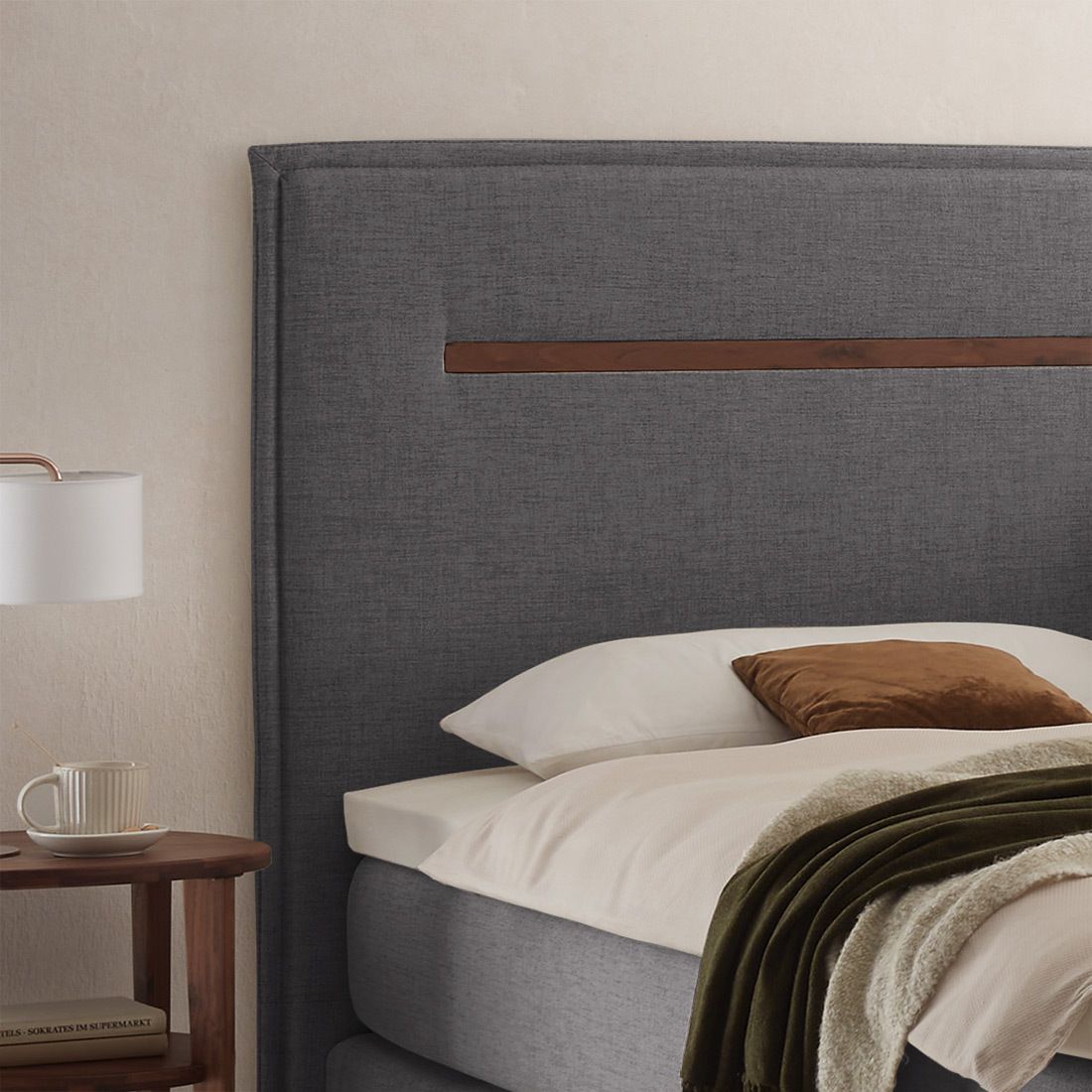 Boxspringbett Lorent Webstoff