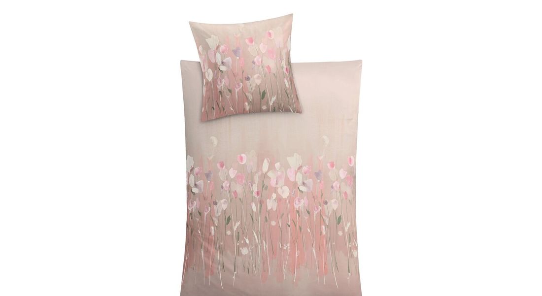 Kleine Wolke Mako-Satin-Bettwäsche Fiorello Sandelholz
