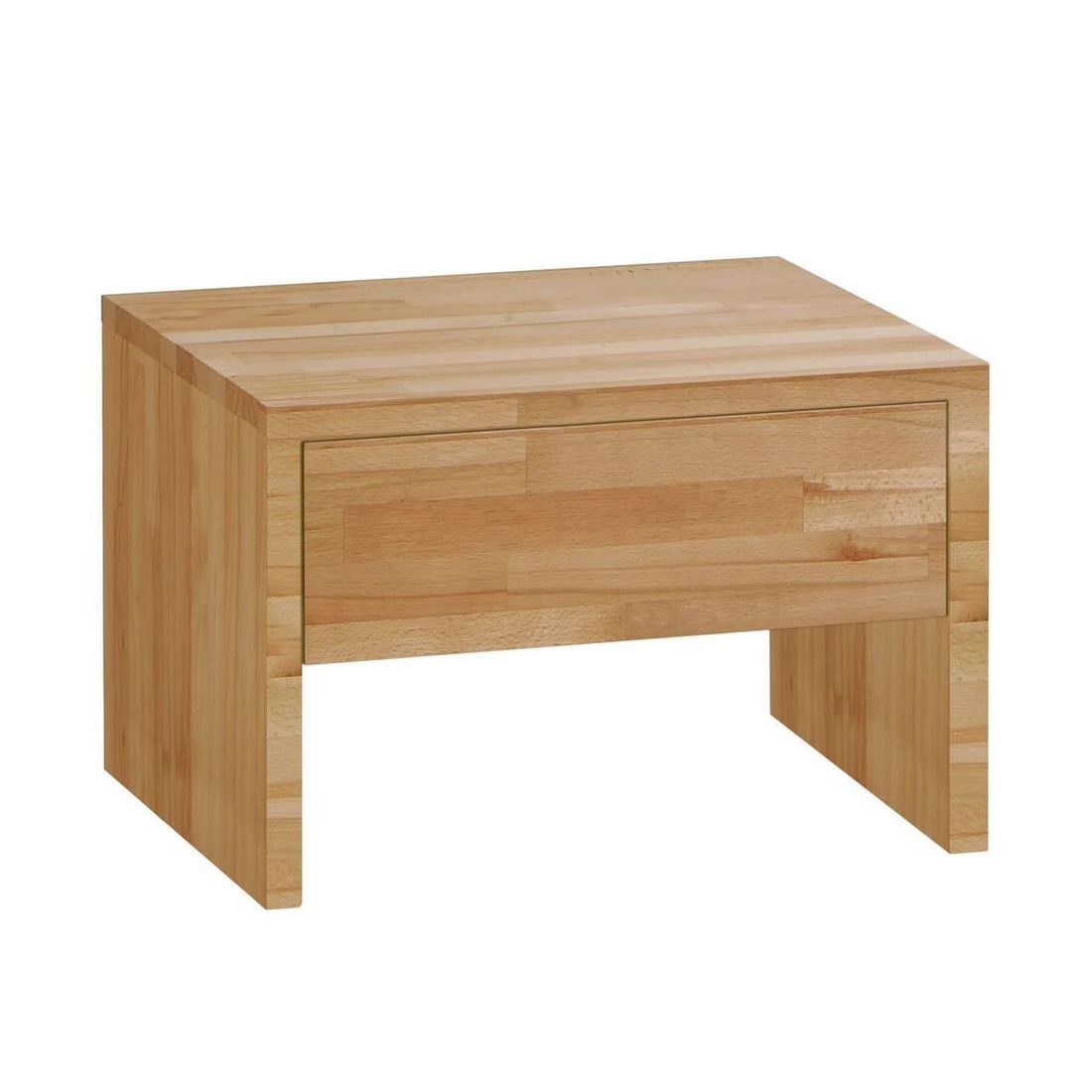 Nachttisch Louvera Kernbuche Massivholz H 35cm