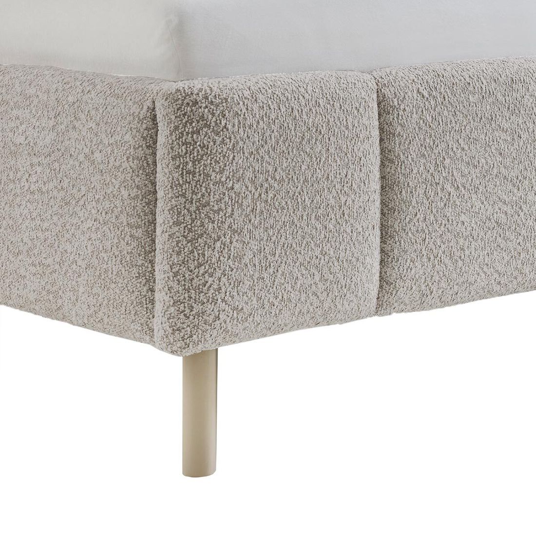Polsterbett Malven Komfort Bouclé