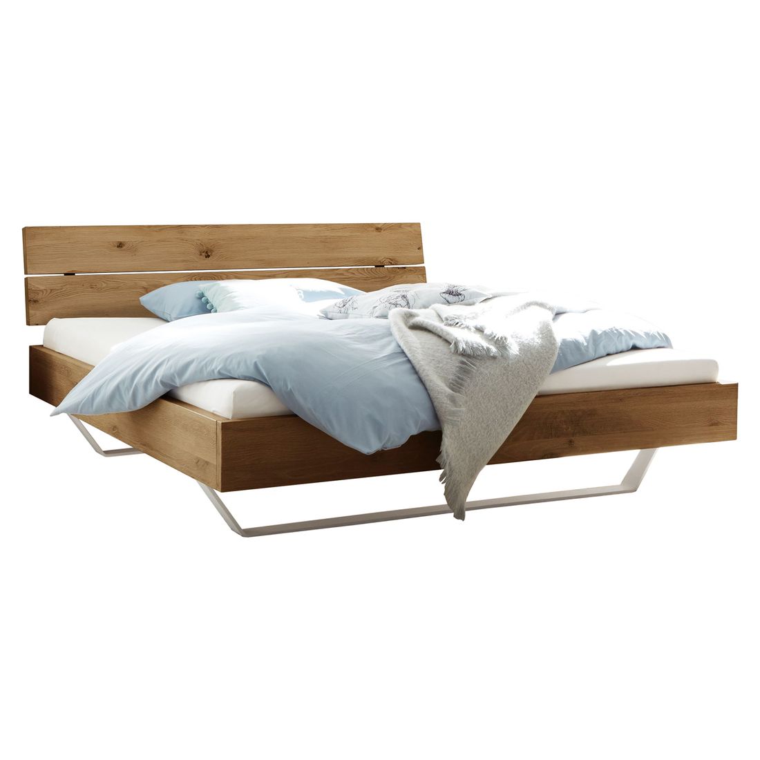 Bett Nakiri Wildeiche Massivholz