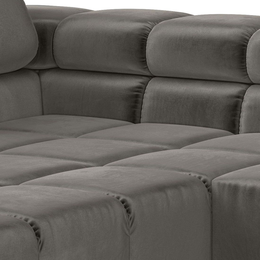 HOMELIV. Ecksofa Cambridge 321x216x85cm Velours