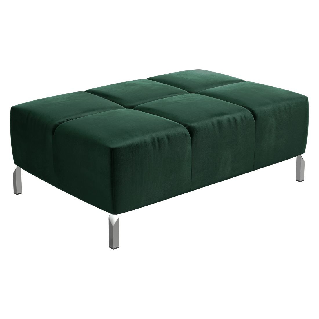 HOMELIV. Polsterhocker Cambridge Velours