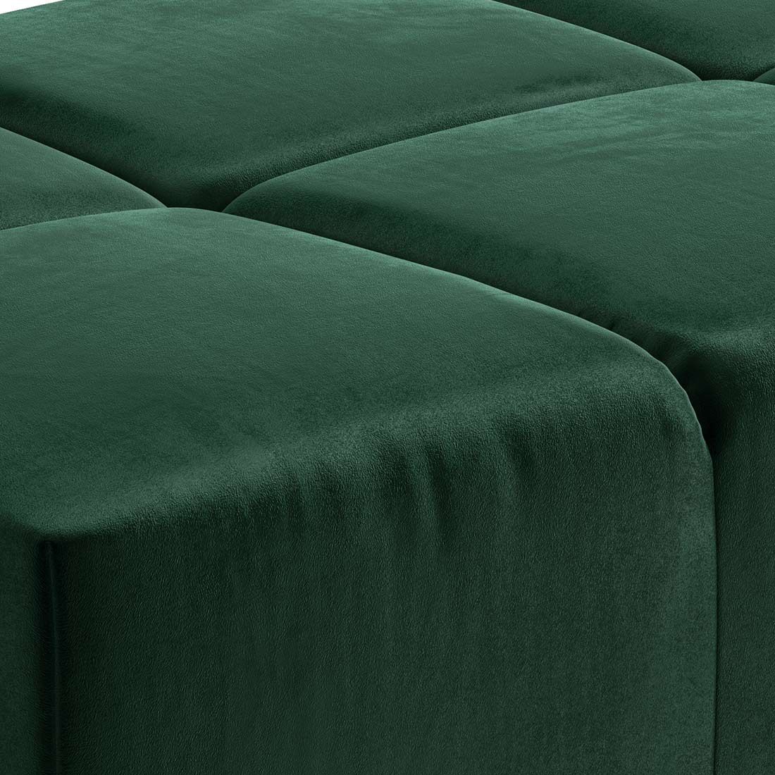 HOMELIV. Polsterhocker Cambridge Velours