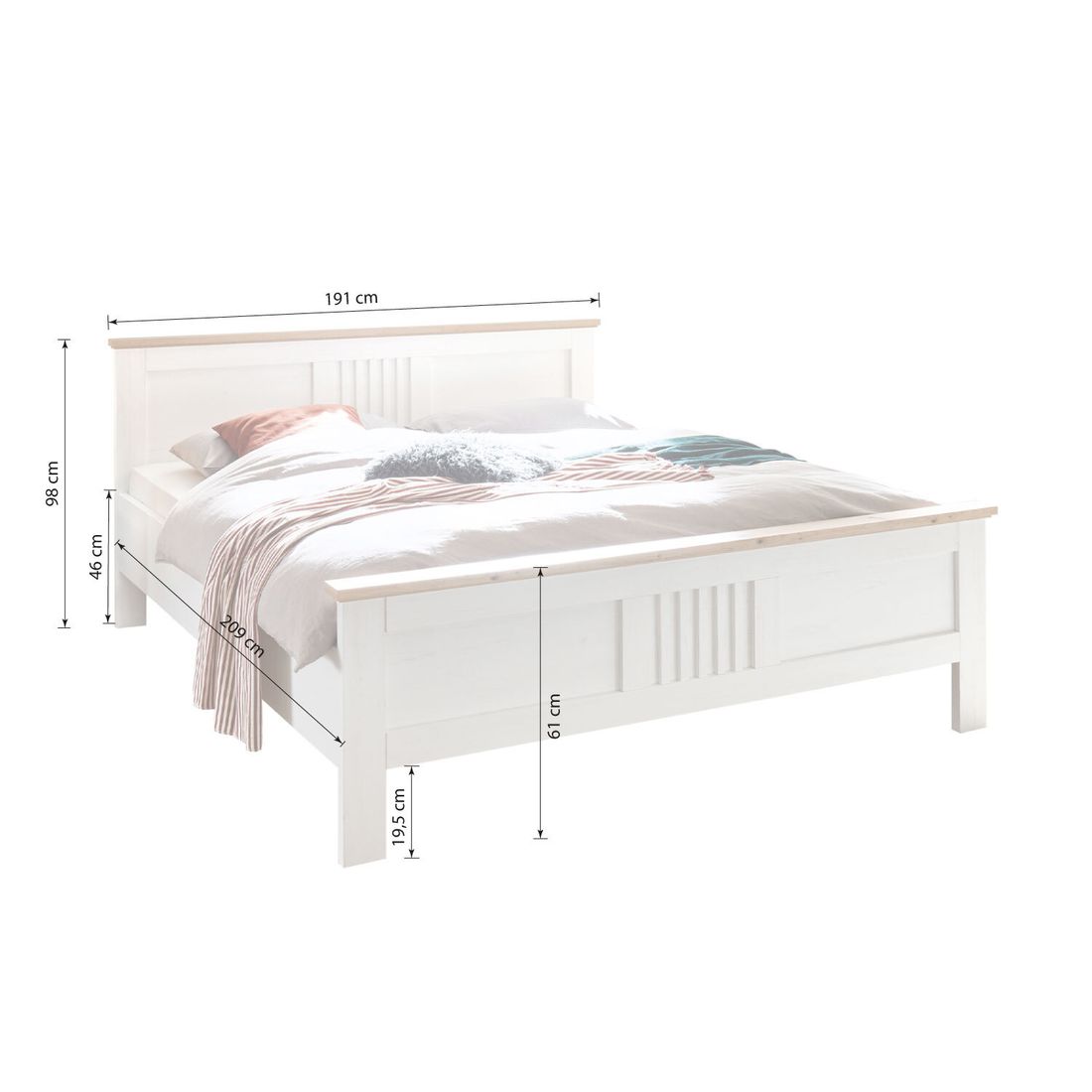 Bett Albin Komfort 180x200cm