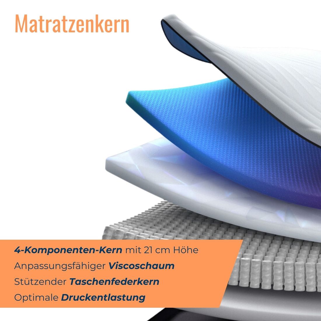 TEMPUR Pro CoolQuilt Matratze Medium Firm Hybrid