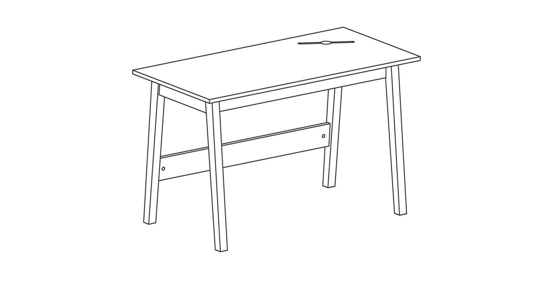 Schreibtisch Kids Nordic Buche teilmassiv