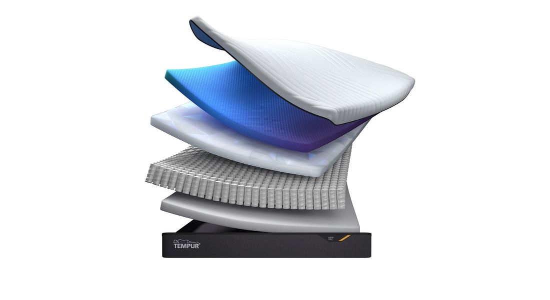 TEMPUR Pro CoolQuilt Matratze Medium Firm Hybrid