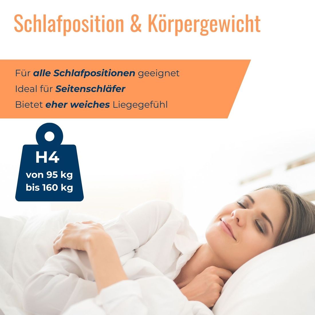 Naturlatex-Matratze orthowell bio XXL