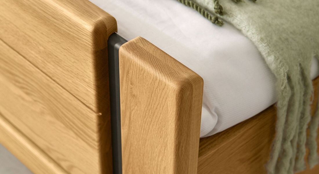 Musterring Bett Sorrent Komfort Eiche teilmassiv