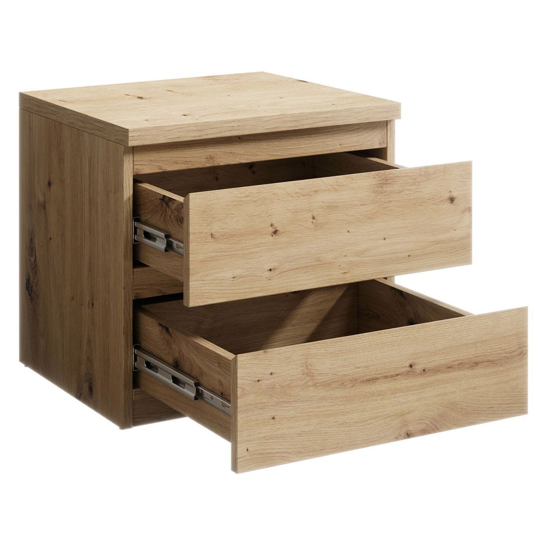 Nachttisch Hilka Eiche Dekor H 44cm