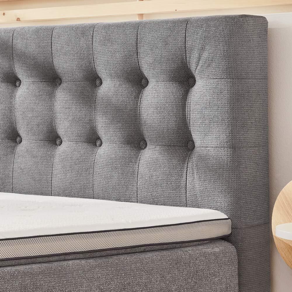 Boxspringbett Norel Webstoff 180x200cm