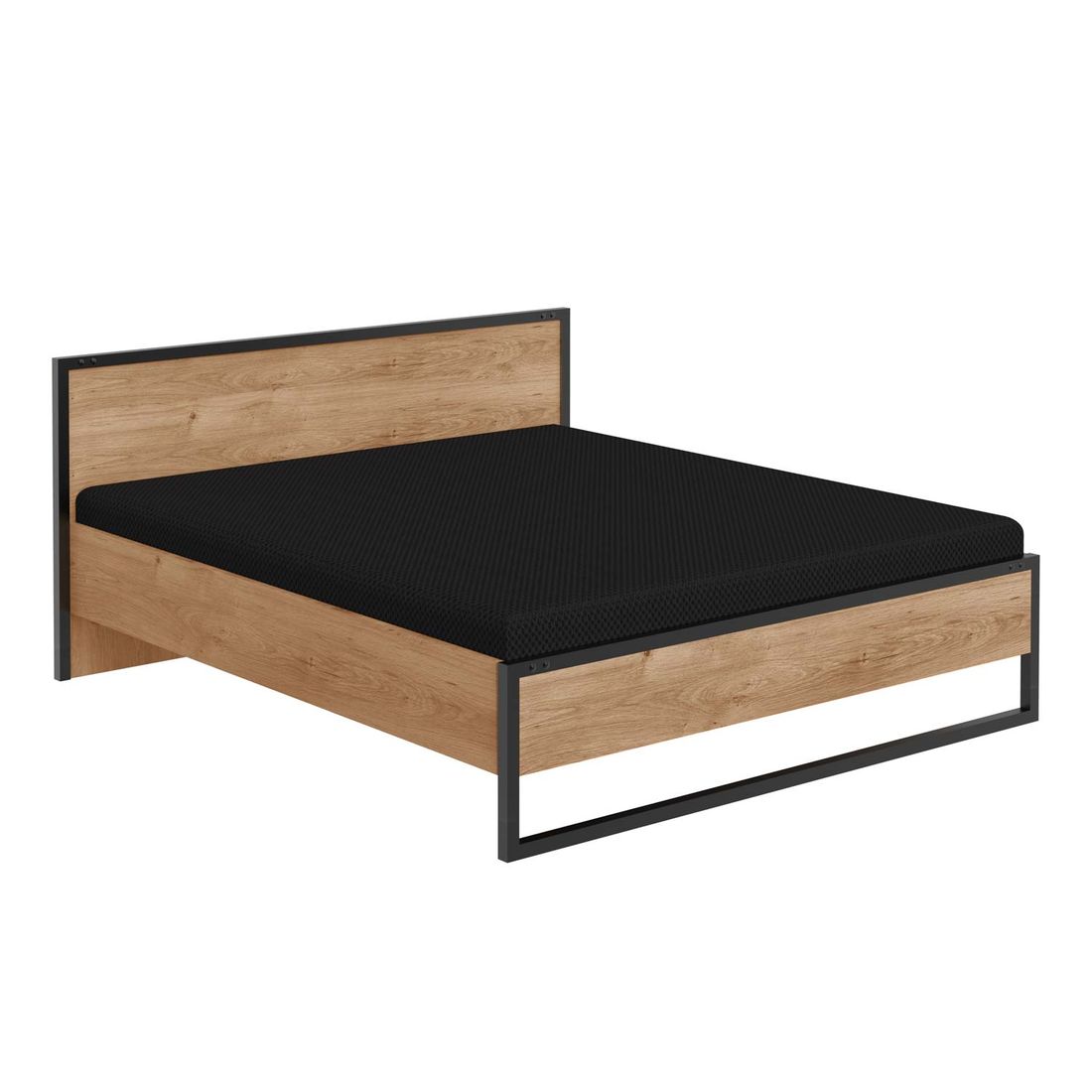 Bett Lakewood Komfort Eiche Dekor