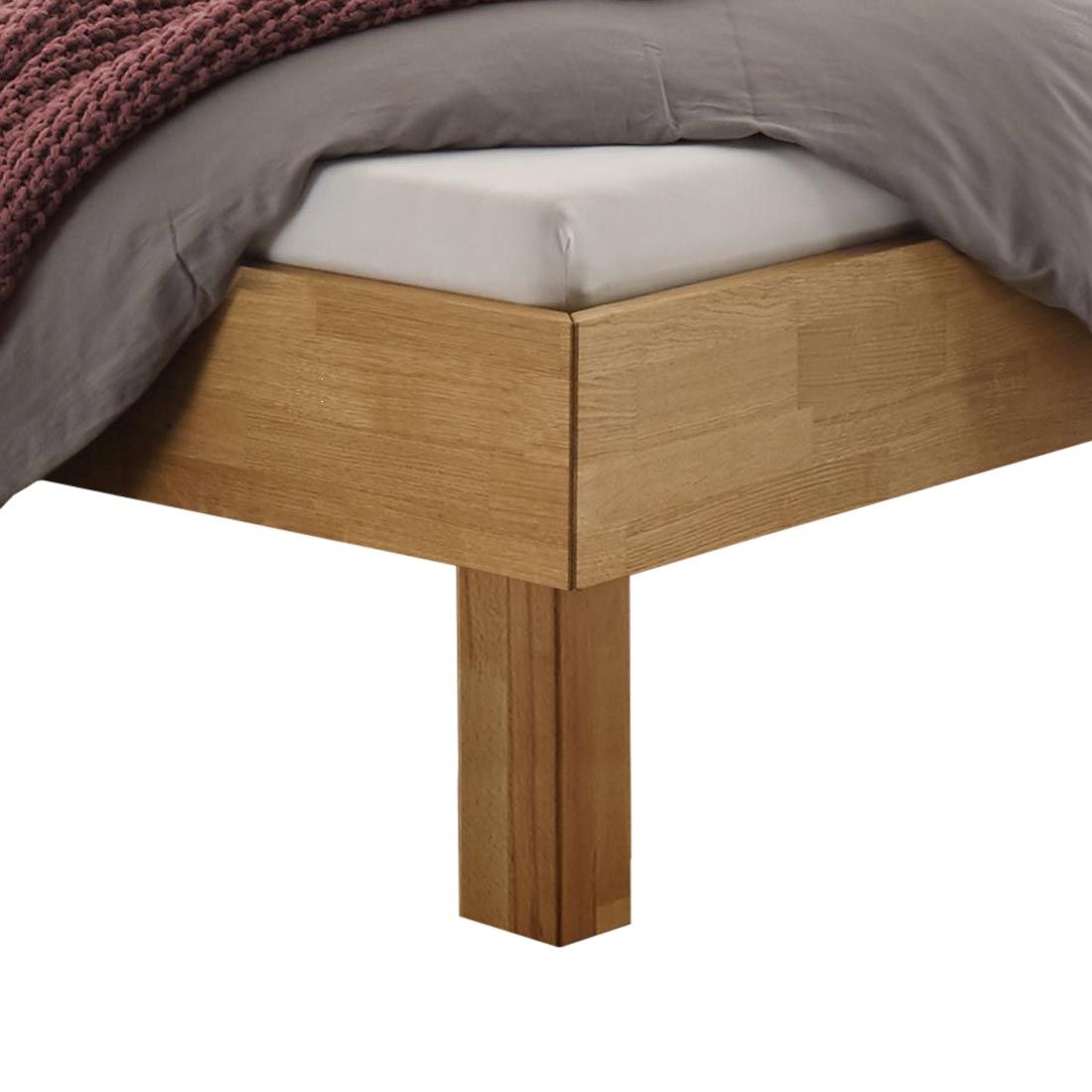 Bett Advira Kernbuche Massivholz