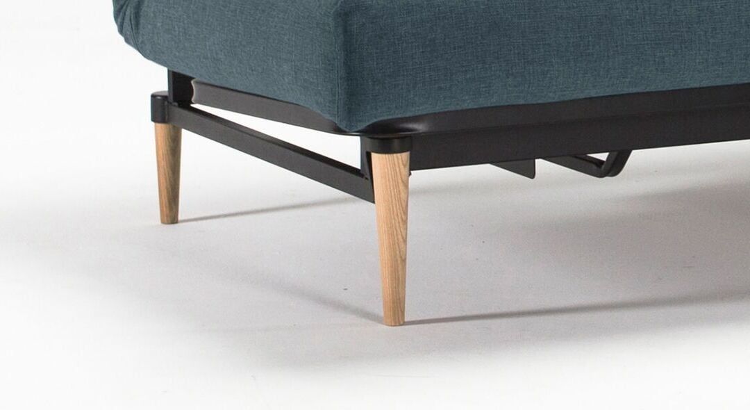 Schlafsofa Shapiro Webstoff/Cord mit Lattenrost und Stauraum