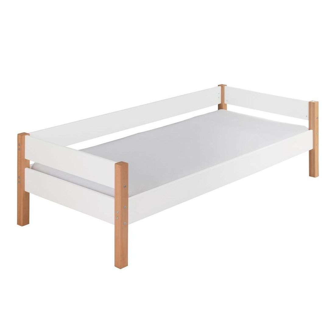 Bett Kids Nordic Buche teilmassiv mit Lattenrost
