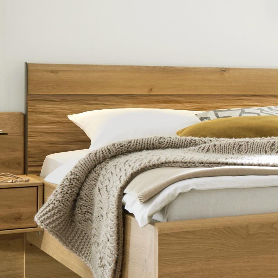 Interliving Bett 1027 Komfort Eiche teilmassiv