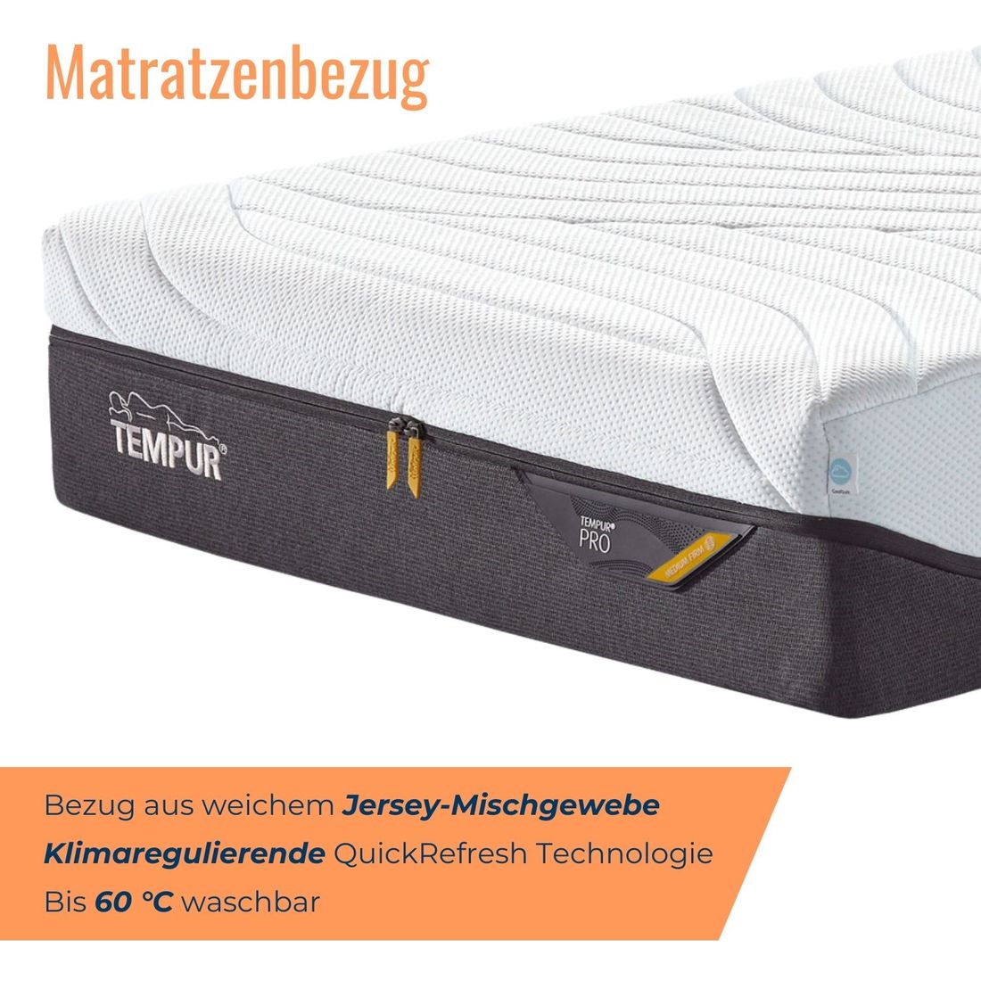 TEMPUR Pro CoolQuilt Matratze Medium Firm Hybrid