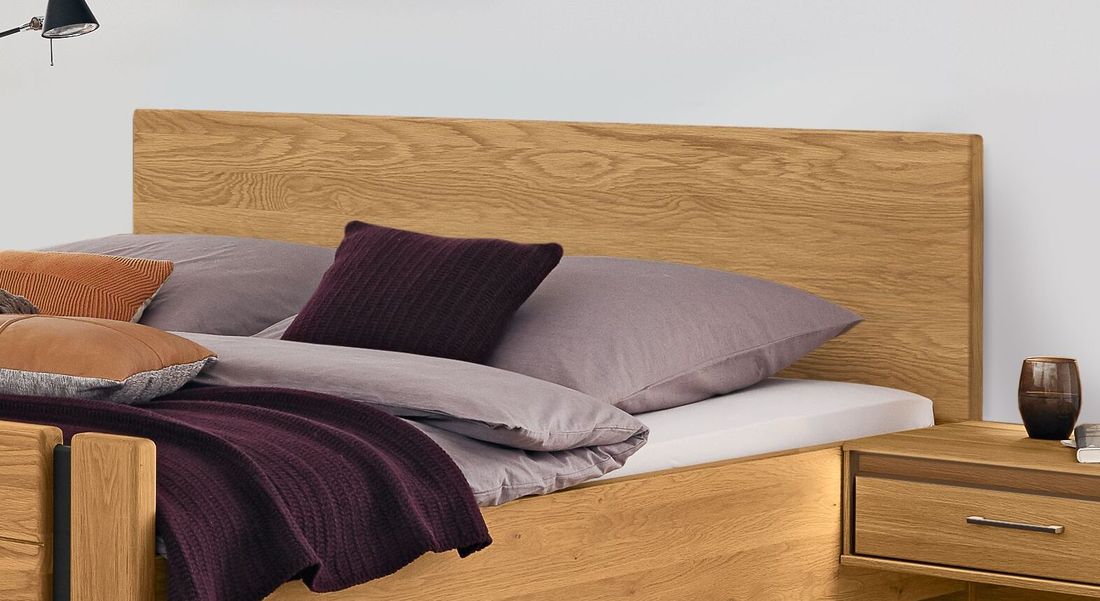Musterring Bett Sorrent Komfort Eiche teilmassiv