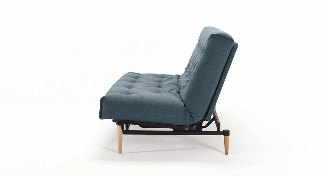 Schlafsofa Shapiro Webstoff/Cord mit Lattenrost und Stauraum