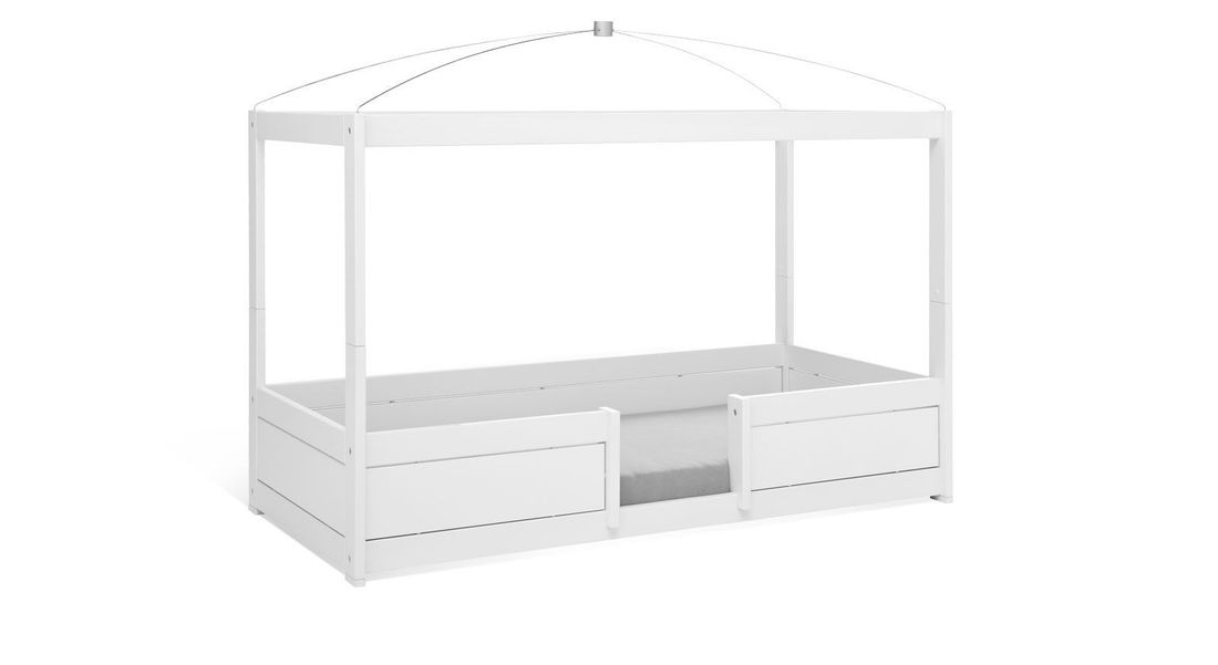 LIFETIME Mini-Hochbett 4-in-1 Kiefer Massivholz mit Lattenrost